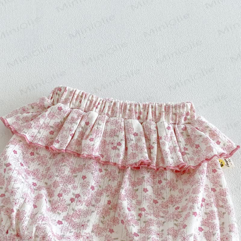 Baby Floral Pink Sleeveless Set - image 4