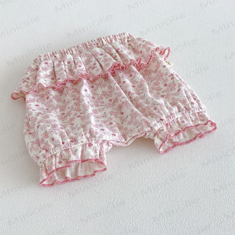 Baby Floral Pink Sleeveless Set - image 5