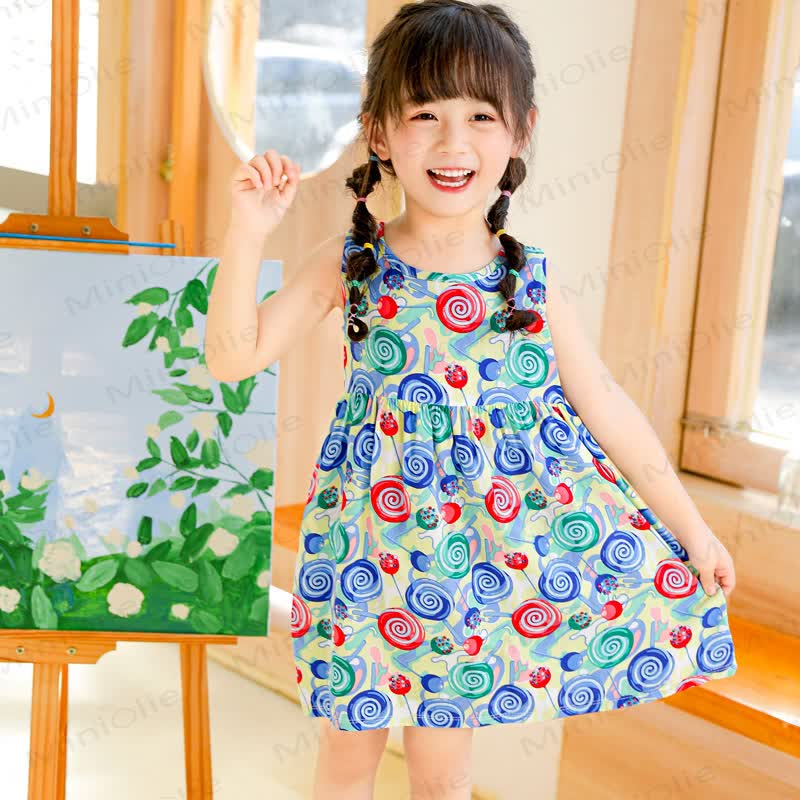 Toddler Girl Floral/Animal Print Summer Dress - image 39