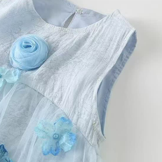 Baby Floral Tulle Party Bodysuit - image 6