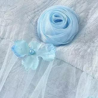 Baby Floral Tulle Party Bodysuit - image 7