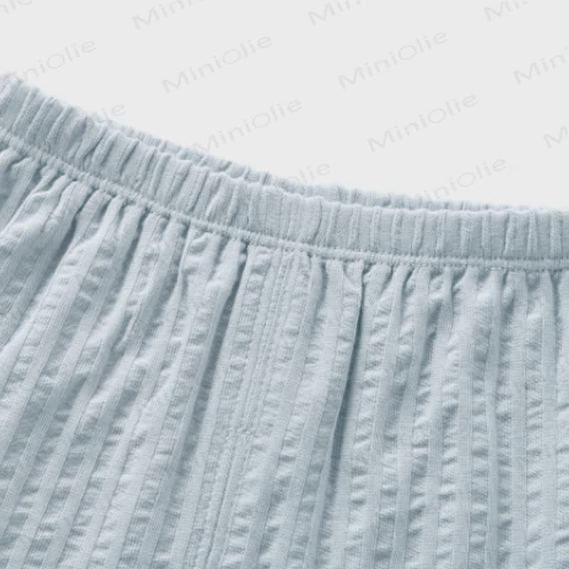 Baby Solid Color Short-Sleeve Set - image 7