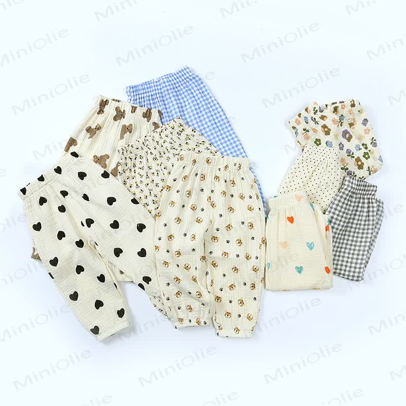Kids Tales Toddler Floral Cotton Balloon Pants - image 1