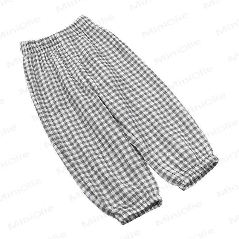 Kids Tales Toddler Floral Cotton Balloon Pants - Grey - 8-9T - image 5