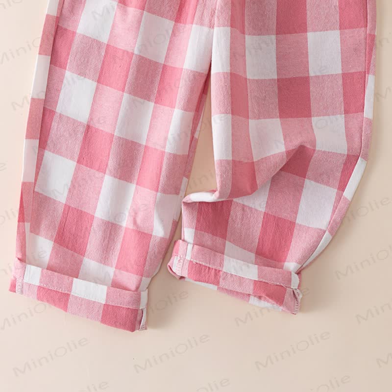 Toddler Cotton Plaid Pants - image 8