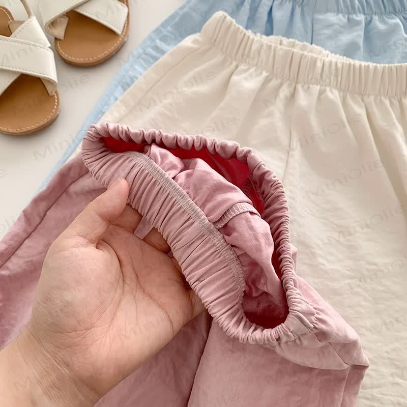 Toddler Girls Airy Crinkle Straight Leg Pants - image 7