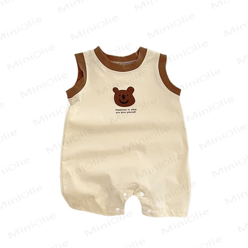 Baby Cotton Bear Print Romper - image 7