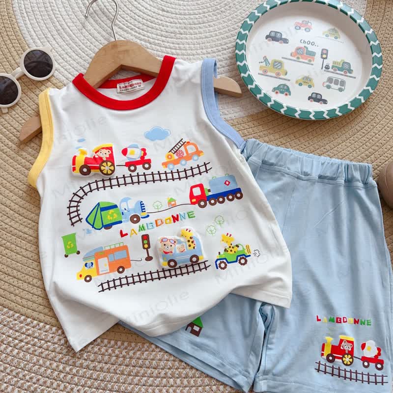 Toddler Tank Top and Shorts 2-piece Set - image 3