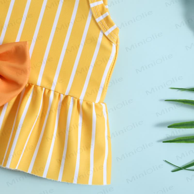 Baby Girls Stripe Swimwear Two Piece Set - image 6