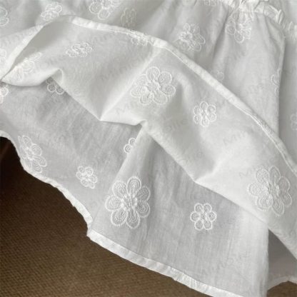 Toddler Girl White Summer Sleeveless Dress - image 7