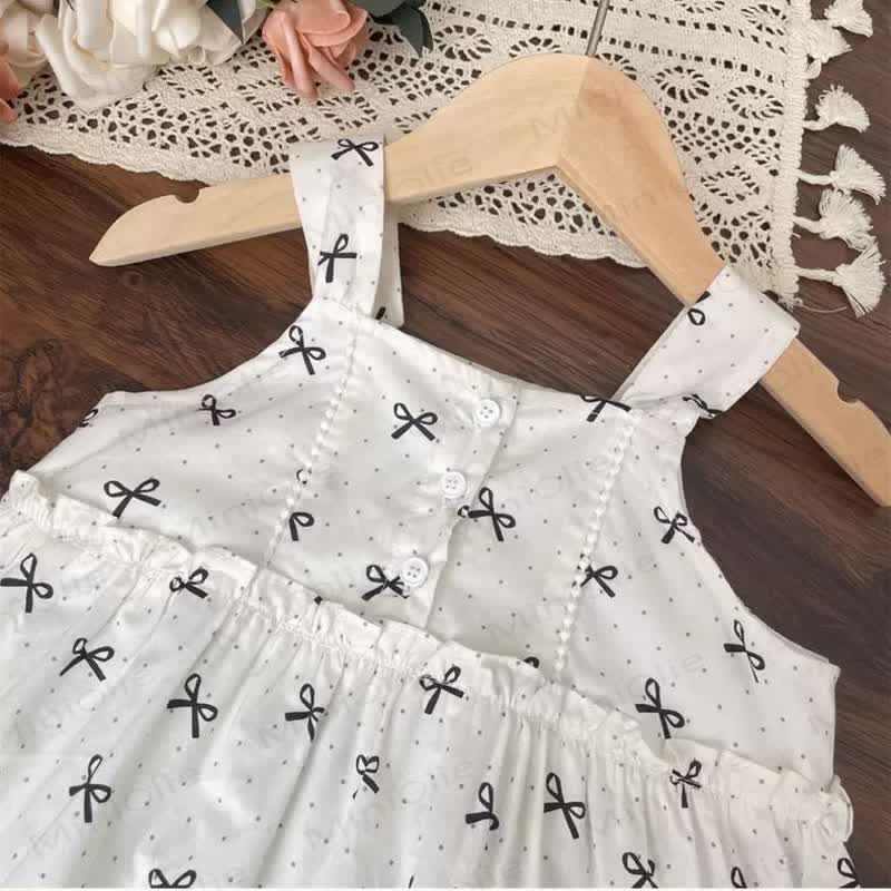 Toddler Girl White Summer Sleeveless Dress - image 4