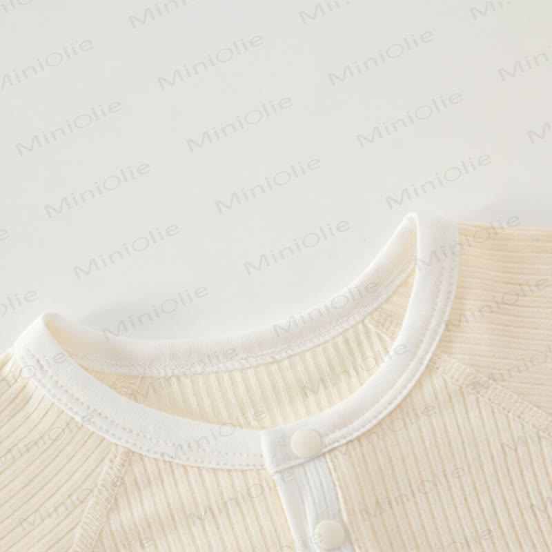 Toddler Baby Ribbed Summer Top and Shorts 2-piece Set - image 7