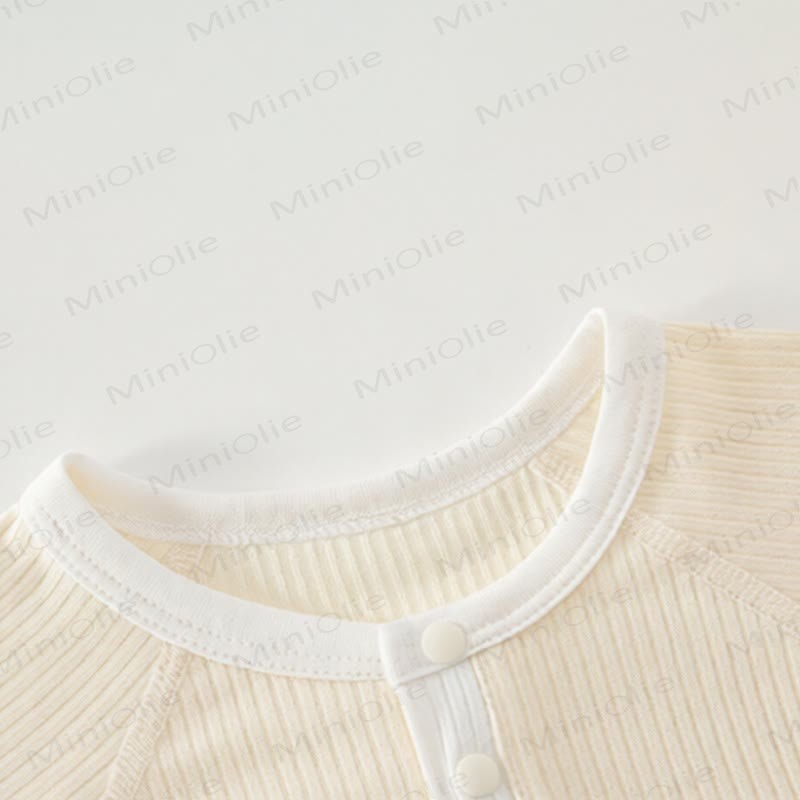 Toddler Baby Ribbed Summer Top and Shorts 2-piece Set - image 7