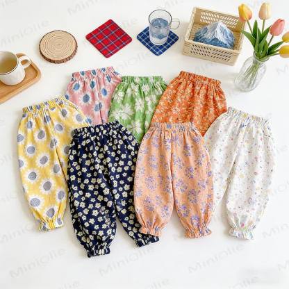 Toddler Cotton Elastic Waist Pants - image 1