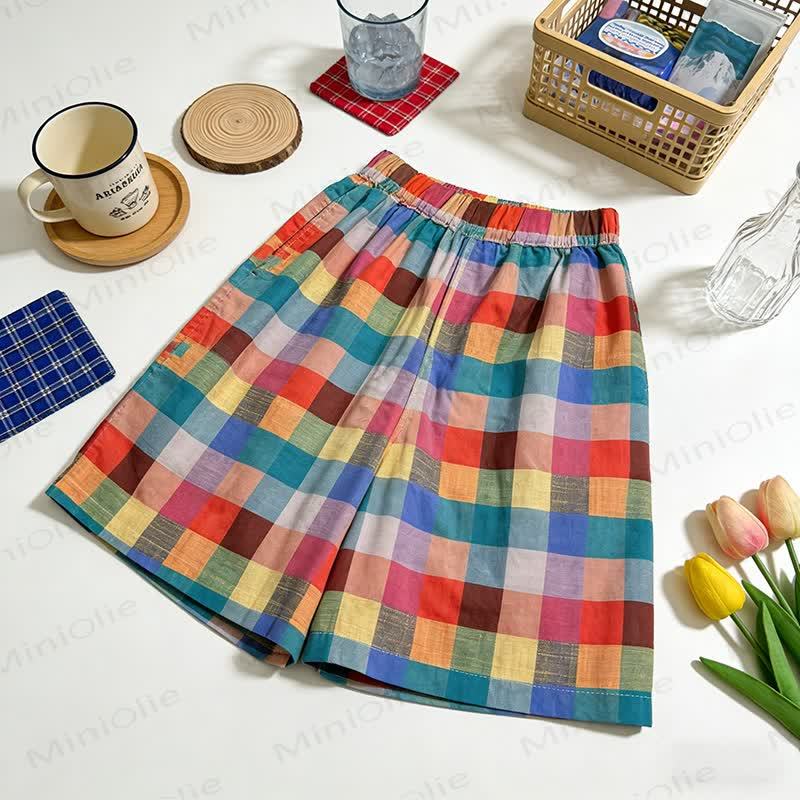 Toddler Girls Elastic Waist Pants - Multicolor - 8-9T - image 7