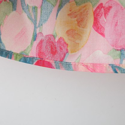 Baby Toddler Girl Tulip Print Tiered Summer Dress with Hat - image 7