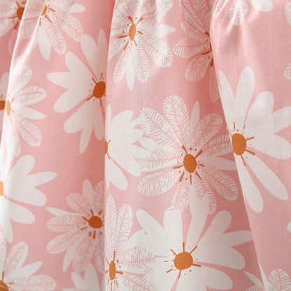 Toddler Baby Girl Daisy Print Bow Puff Sleeve Dress - image 12
