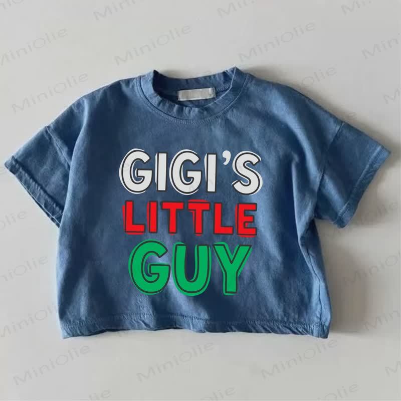 GIGI'S LITTLE GUY Baby Blue Slogan T-shirt - Blue - 18-24M - image 1