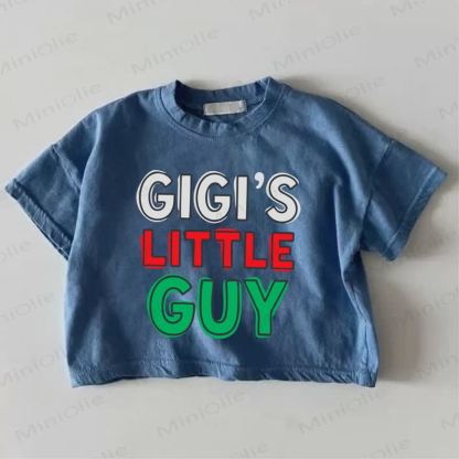 GIGI'S LITTLE GUY Baby Blue Slogan T-shirt - Blue - 18-24M - image 1