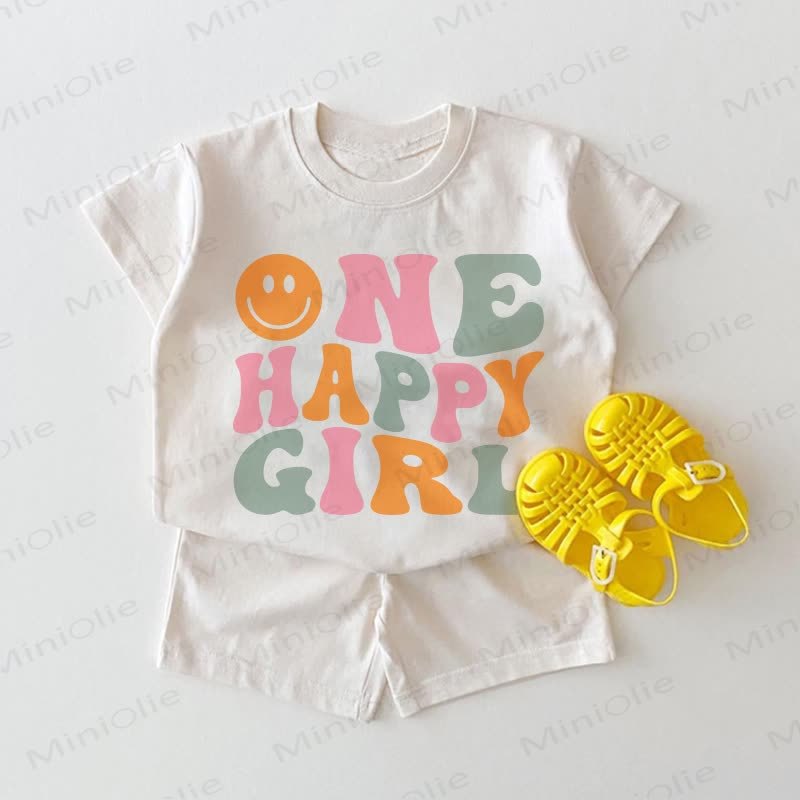 ONE HAPPY GIRL Baby White 2-piece Set - White - 18-24M - image 1