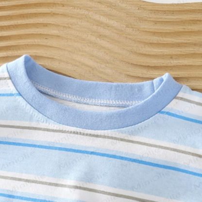 Baby Toddler Bear Striped Casual Summer T-Shirt - image 6