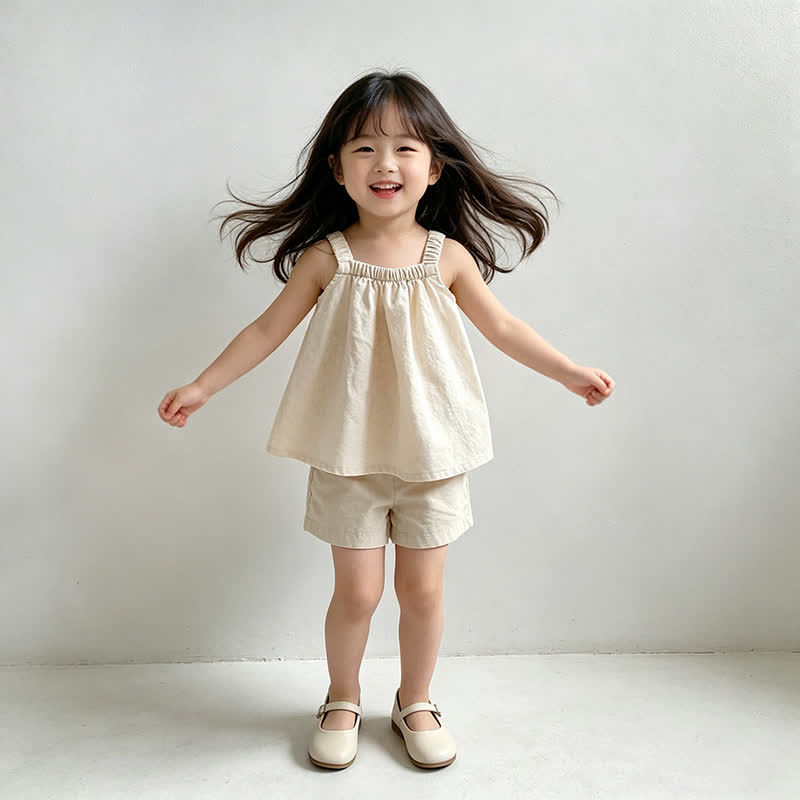 Toddler Baby Girls Cami and Shorts 2-piece Set - image 8