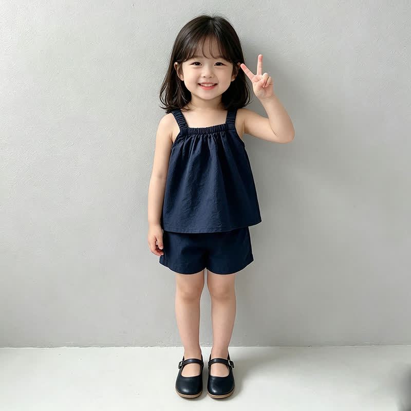 Toddler Baby Girls Cami and Shorts 2-piece Set - image 10