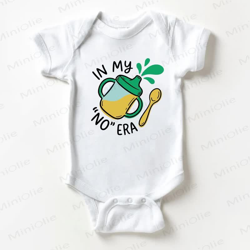 IN MY "NO" ERA Baby White Bodysuit - White - 18-24M - image 1
