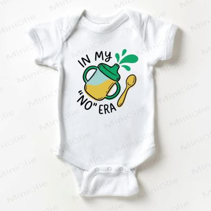 IN MY "NO" ERA Baby White Bodysuit - White - 18-24M - image 1
