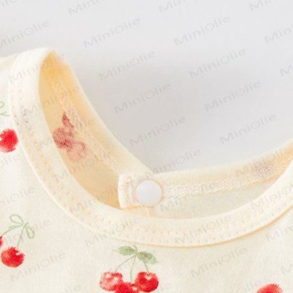 Toddler Baby Girl Beige Flutter Sleeve Dress - image 4