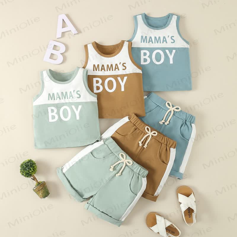 Baby Boys Tank Top and Shorts 2-piece Set - image 1