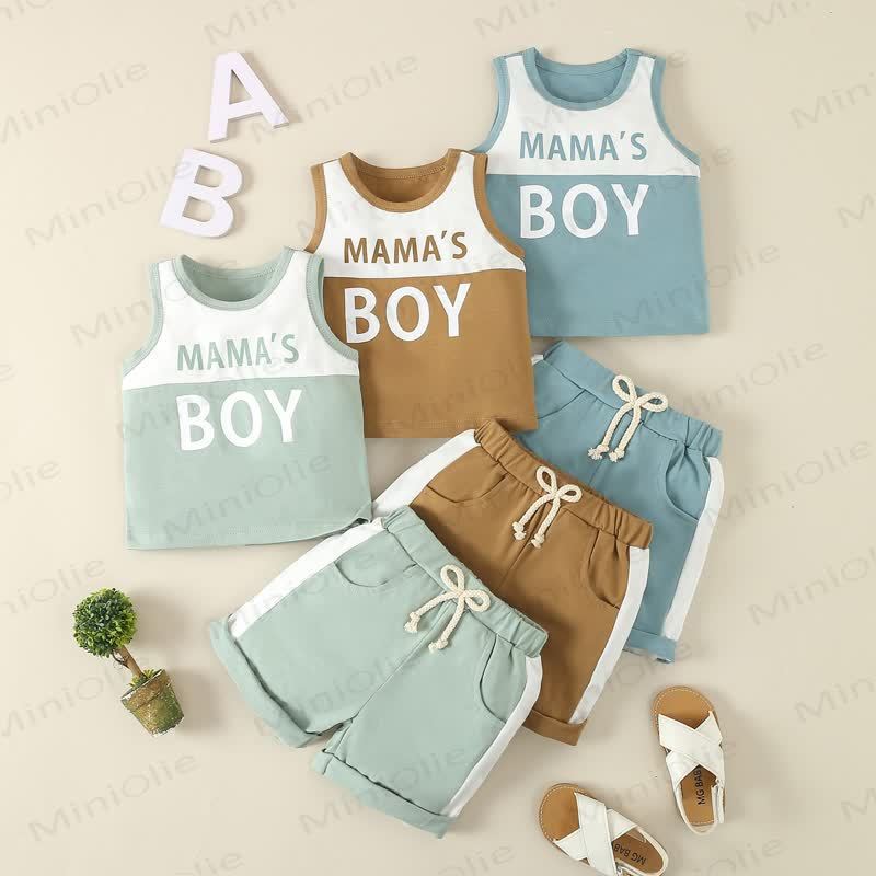 Baby Boys Tank Top and Shorts 2-piece Set - image 1