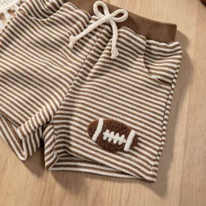 Toddler Boys Rugby Stripe Tee and Shorts 2-piece Set - image 3