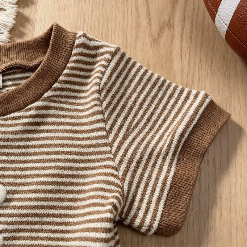Toddler Boys Rugby Stripe Tee and Shorts 2-piece Set - image 5