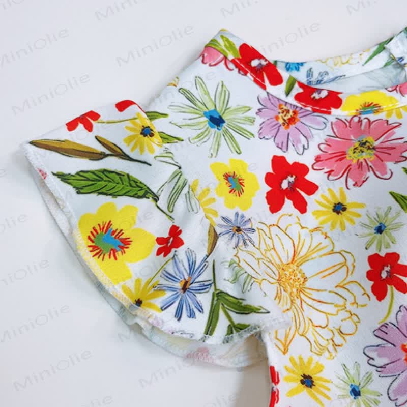Toddler Baby Girl Flutter Sleeve Summer Dress - image 9