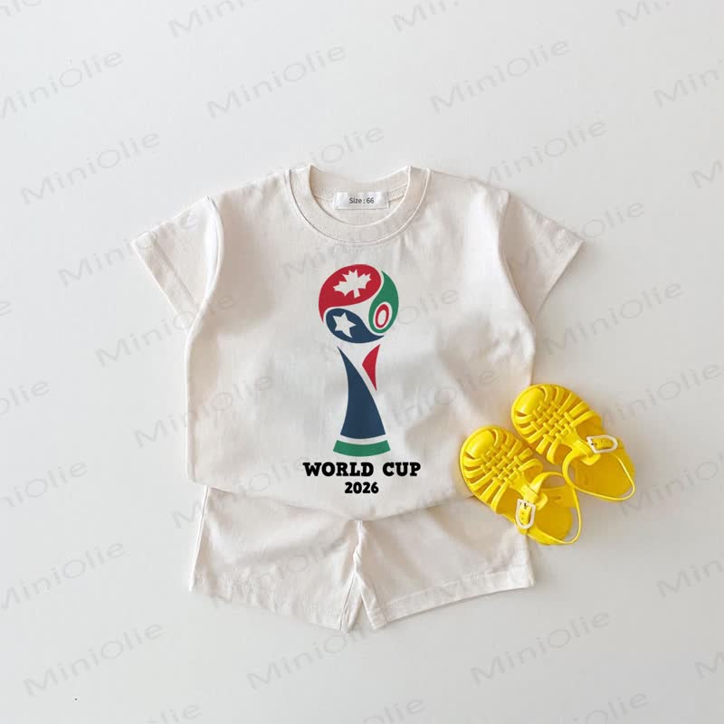 WORLD CUP 2026 Baby White 2-piece Set - White - 18-24M - image 1