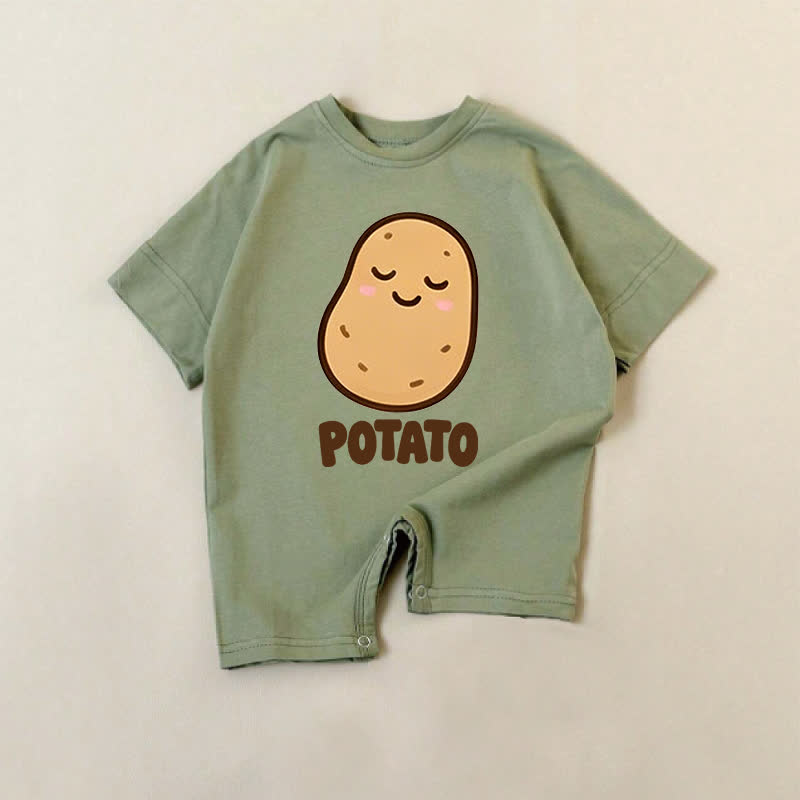 POTATO Baby Green Romper - Green - 18-24M - image 1