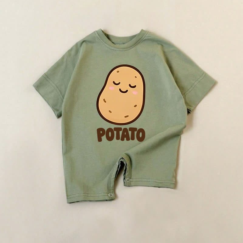 POTATO Baby Green Romper - Green - 18-24M - image 1