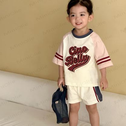 CIAO BELLA Toddler Print Short-Sleeve Set - Pink - 150 - image 2