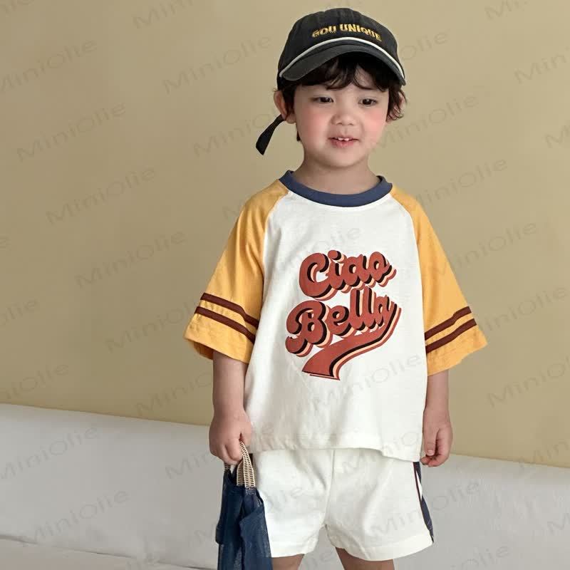 CIAO BELLA Toddler Print Short-Sleeve Set - Yellow - 150 - image 3