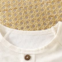 Toddler Solid Color Casual Short-Sleeve Set - image 6