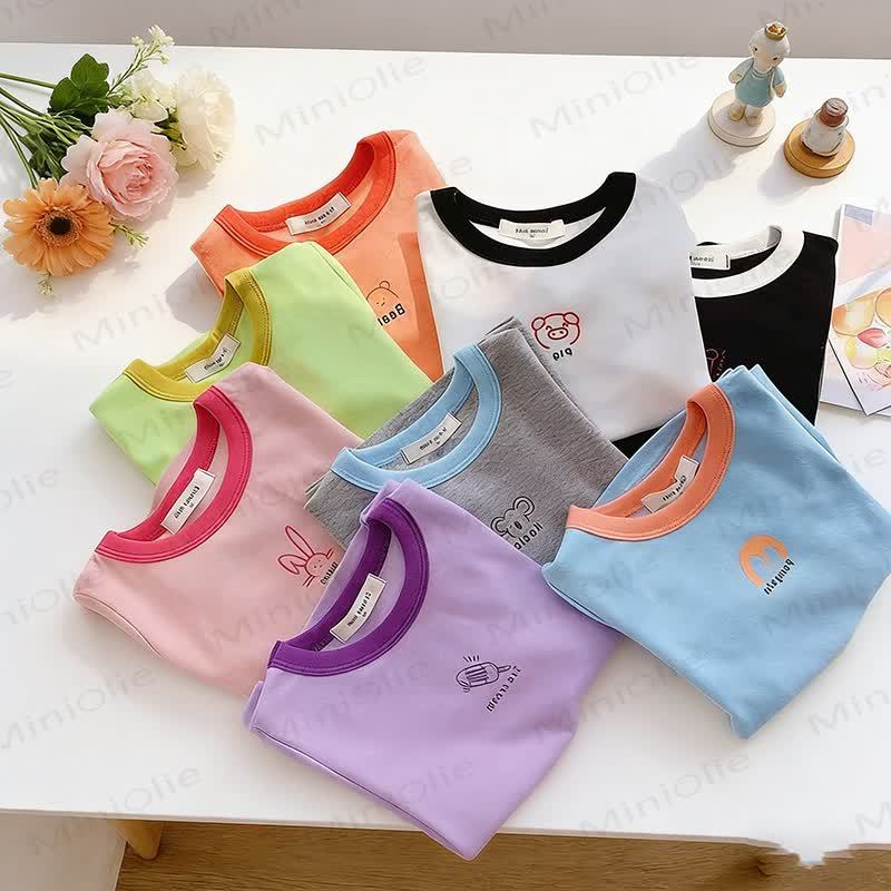 Toddler Animal/Food Print Crew Neck Ribbed Short Sleeve T-Shirt - image 8