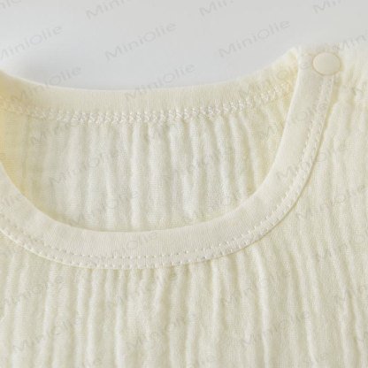 Baby Little Chick Gauze Sleeveless Romper - image 3