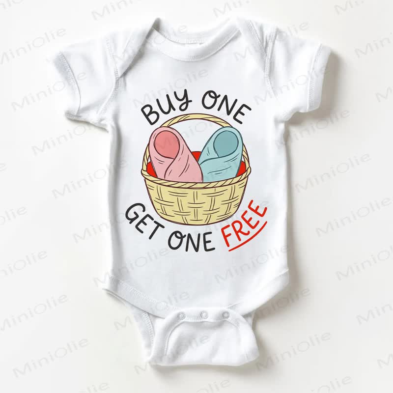 BUY ONE GET ONE FREE Baby White Bodysuit - White - 18-24M - image 1