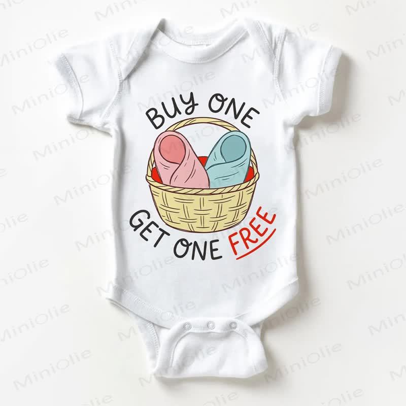 BUY ONE GET ONE FREE Baby White Bodysuit - White - 18-24M - image 1