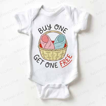 BUY ONE GET ONE FREE Baby White Bodysuit - White - 18-24M - image 1