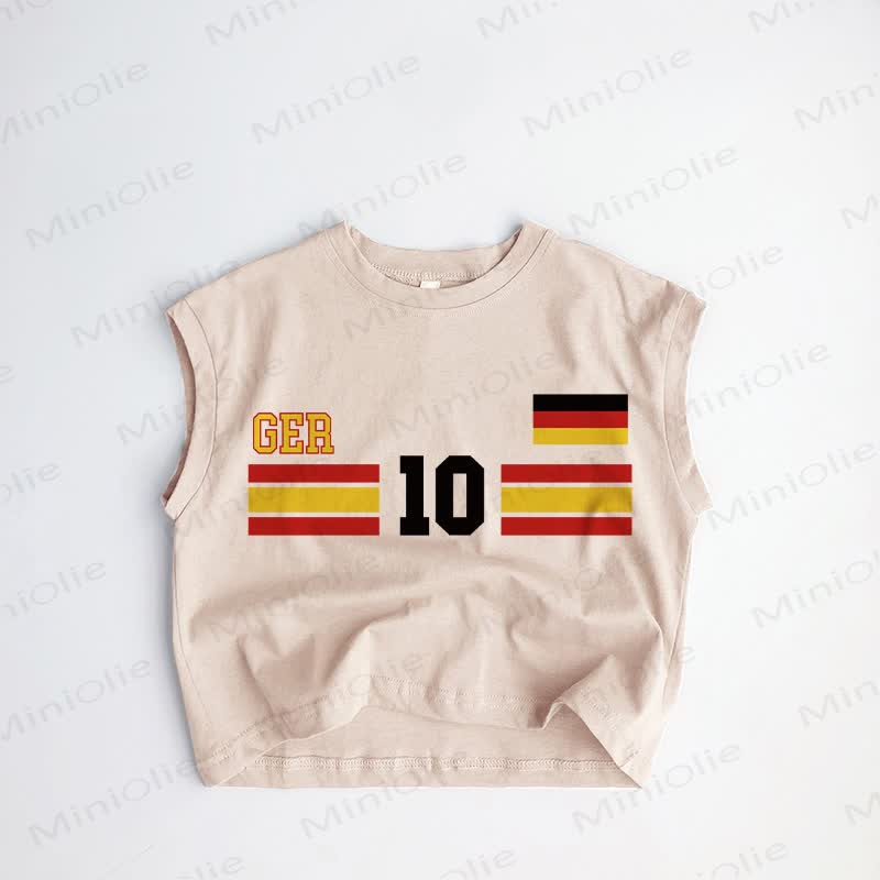 GER 10 Baby Toddler Khaki Tank Top - Khaki - 3-5T - image 1