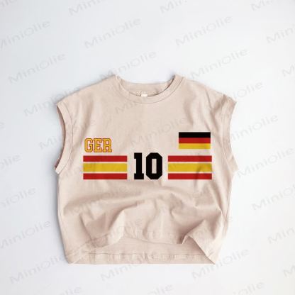 GER 10 Baby Toddler Khaki Tank Top - Khaki - 3-5T - image 1