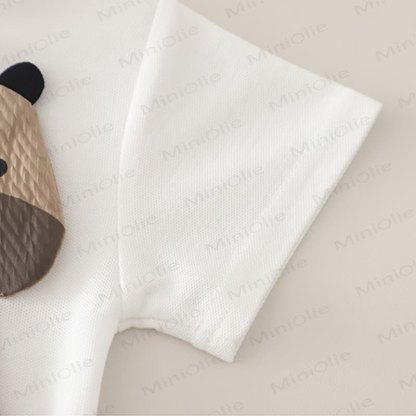 Toddler Boys Cotton Deer Collection Polo Shirt and Pocket Shorts 2-piece Set - image 5