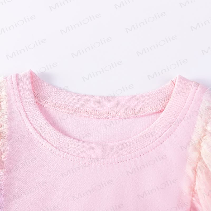 Toddler Girl Mermaid Tee and Rainbow Tulle Skirt Set - image 2